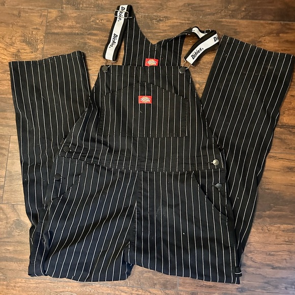 Dickies Pants & Jumpsuits Dickies Pinstripe Overalls Poshmark